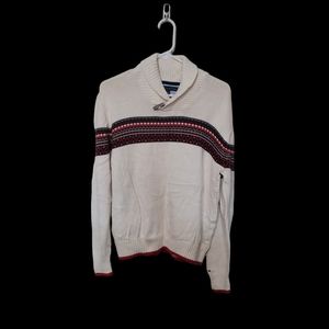 Tommy Hilfiger Boys Pullover Sweater, Cream Large 16/18